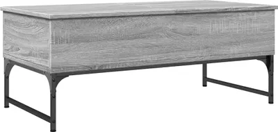 Obrázek produktu pro vidaXL Konferenční stolek šedý Sonoma 100x50x40 cm Materiál na bázi dřeva a kovu