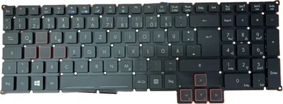 Image de DE Clavier sans cadre avec éclairage pour P/N : 0KN0-EX1GE12