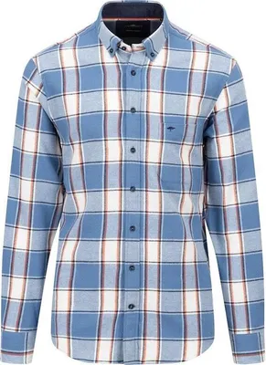 Immagine prodotto di Checks di flanella premium, B.D., 1/1 625 blu nuvola Größe XXXL