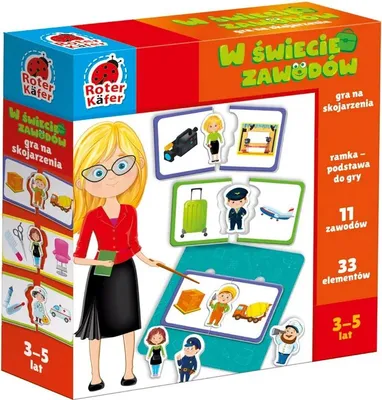 Obrázok produktu pre Gra edukacyjna Poznajemy zawody Roter Kafer dla dzieci