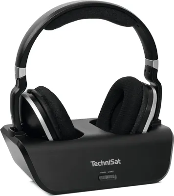 Productafbeelding van TechniSat StereoMan 2, zwart (V2), draadloze hoofdtelefoon, 2,4 GHz, artikelnummer 0002/9124