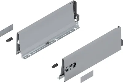 Produktbild von Blum TANDEMBOX Zarge, Höhe K 115 mm, NL 350 mm, links/rechts, für TANDEMBOX antaro, R9006 weissaluminium