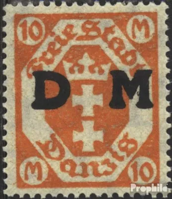 Produktbild von Briefmarken Danzig 1922 Mi D31Y postfrisch Dienstmarke