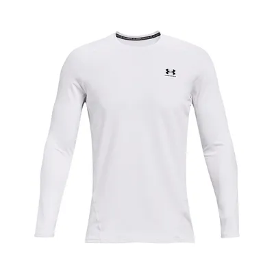 Produktbild von UNDER ARMOUR ColdGear Fitted Crew Sweatshirt Herren 100 - white/black M