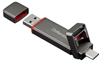 Produktbild von Intenso 3850460, 1 TB, USB Type-A / USB Type-C, 3.2 Gen 1 (3.1 Gen 1), 500 MB/s, Anthrazit