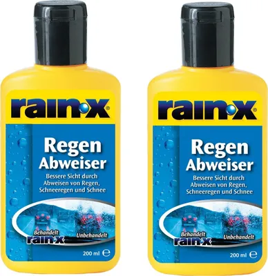 Immagine prodotto di 2x Rain X deflettore pioggia 200ml auto pulitore parabrezza tergicristallo