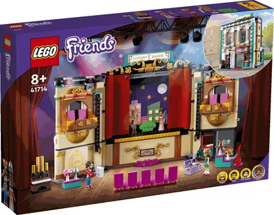 Produktbild von LEGO 41714 Friends Andreas Theaterschule aus Heartlake City, mit 4 Mini-Puppen