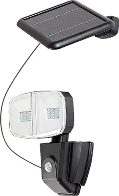 Immagine prodotto di Proiettore solare con sensore di movimento LED 12W Zlarin nero 77012 Rabalux