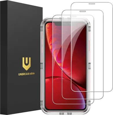 Produktbild von Panzer Schutz Glas iPhone XR 11 Displayschutzfolie 9H Härte 3 Stück