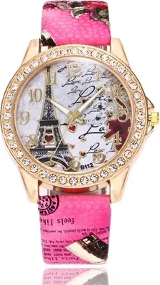 Image de Montre Paris Rose Élégante pour Femme - Style et Élégance KP12994