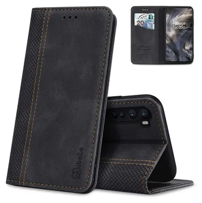 Zdjęcie produktu dla Etui do telefonu Samsung Galaxy S26+ - skórzane etui typu flip z przegródką na karty - czarne