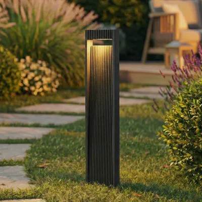 Produktbild von Lucande LED-Wegeleuchte Tavion, 80 cm, anthrazit, IP65