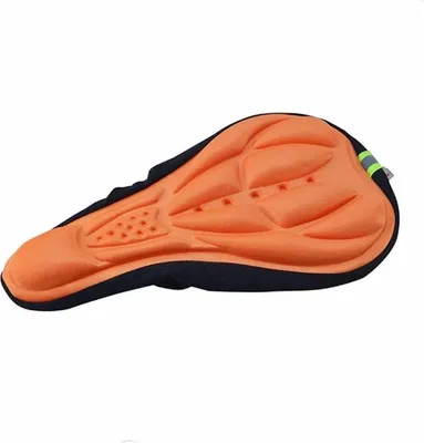 Image de Jumada - Selle de vélo - Housse de selle - Tapis de selle - Coussin de selle - Vélo - Orange - 1 pièce