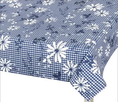 Produktbild von Tischdecke DITA - 140x200 cm - Blau,Weiß