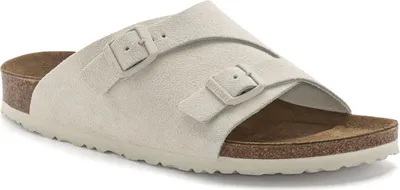 Produktbild von Birkenstock Zürich Suede Leather Regular Fit - Grau, 9,5