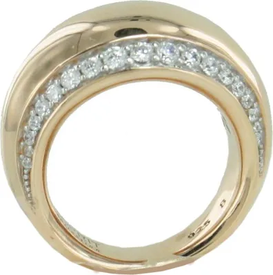 Produktbild von Esprit Collection Damen Ring Silber Rosé Zirkonia Danae Gr.18 ELRG92307B180