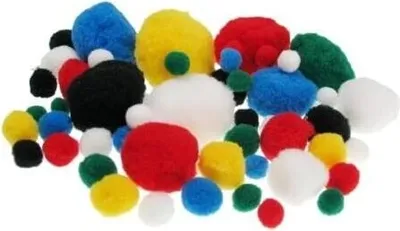 Zdjęcie produktu dla Pompon, 30 mm, 15 szt. w opakowaniu – biały –