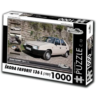 Zdjęcie produktu dla Puzzle nr 13 - ŠKODA FAVORIT 136 L (1989) 1000 elementów