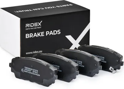 Produktbild von RIDEX 402B1052 Bremsbeläge Satz Vorne für KIA Picanto (SA) PICANTO (TA)