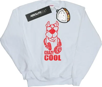 Produktbild von Scooby Doo - "Crazy Cool" Sweatshirt für Damen BI34222 (L) (Weiß)