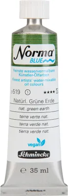 Produktbild von Norma Blue - Natürl. Grüne Erde 35ml - umweltbewusste Ölfarbe Schmincke 21 519 009