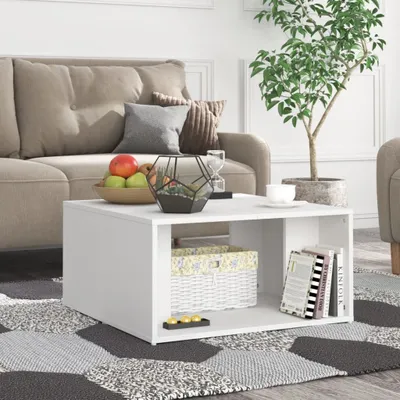Produktbild von "Winterschlussverkauf "Couchtisch - CLORIS - Wohnzimmertisch - Robust und langlebig -e 4 Stk. Weiß 33x33x33 cm Holzwerkstoff - DEMöbel5533014