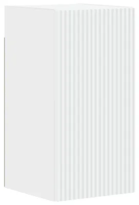 Image de vidaXL Armoire murale de salle de bain ARNHEM, blanche, 30 x 31 x 59 cm