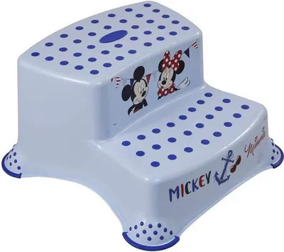 Produktbild von Famanu Kinderhocker mit 2 Stufen - Mickey Mouse Design