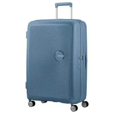 Produktbild von AMERICAN TOURISTER Soundbox Spinner 77/28 TSA Expandable Stone Blue