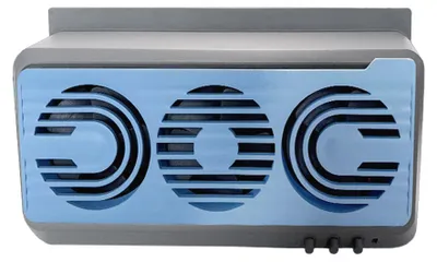 Zdjęcie produktu dla 3-wentylatorowy wentylator samochodowy zasilany przez USB i energię słoneczną – wentylator cyrkulacyjny, cicha klimatyzacja, wentylator chłodzący chłodnicę samochodową z niezależnym wyłącznikiem