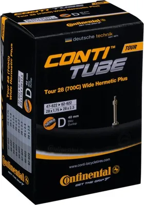 Image de Inner Tube Continental Tour 28 Wide Hermetic Plus - Dv 40mm