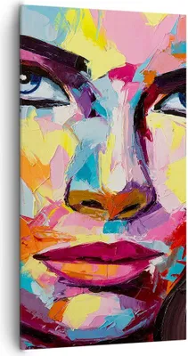Produktbild von Bild auf Leinwand - Leinwandbild - Mädchen Gesicht - 65x120cm - Wand Bild - Wanddeko - Wandbilder - Leinwanddruck - Bilder - Kunstdruck - Wanddekoration - Leinwand bilder - Wandkunst - PA65x120-3471