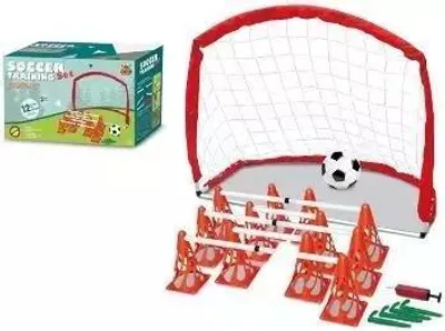 Image de Jeu de football avec cônes