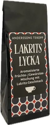 Produktbild von Lakrits Lycka - Lakritztee Anderssons Tekopp 100g