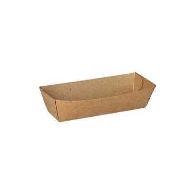 Produktbild von 600 Papstar Snacktrays, Pappe pure 3 cm x 3,3 cm x 10,5 cm braun 89101