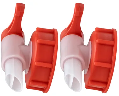 2x Auslaufhahn AH23/61 HF DIN61 Tuit 23mm für Kanister