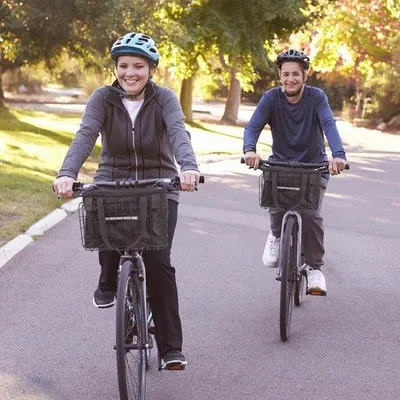 Obrázok produktu pre Taška na bicykel so skladacími bočnicami, vrátane odnímateľného nylonového vrecka, vhodná na predné aj zadné koleso
