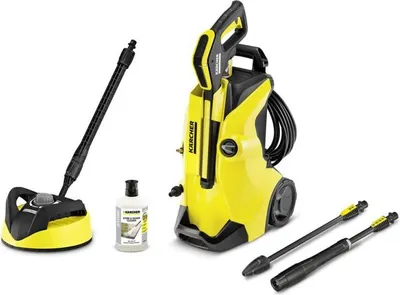 Produktbild von Kärcher K 4 Full Control Home, Senkrecht, Elektro, 6 m, Schwarz, Gelb, 420 l/h, 130 bar