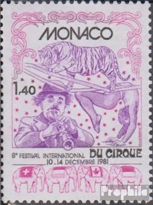 Produktbild von Briefmarken Monaco 1981 Mi 1499 (kompl.Ausg.) gestempelt Zirkusfestival