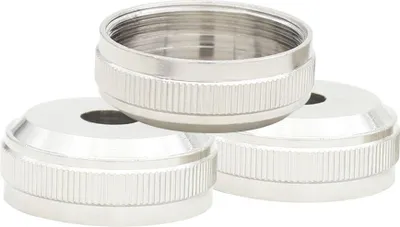 Productafbeelding van 3 stuks trompetreinigingsset: zuiger, ventielkap, schroef, koperen accessoire