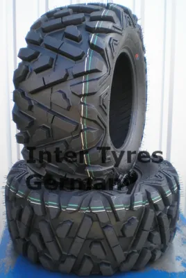 Produktbild von 2x 26x11-12 Reifen P350 26x11.00-12 6PR E4 55J Hakuba Geländereifen für Quad ATV