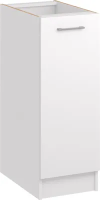 Produktbild von Roe Furniture | Küchenunterschrank 40 cm - Weiß - Mattweiß - Platzsparend und Vielseitig - Ohne Arbeitsplatte - Unterschränke Küche - D40