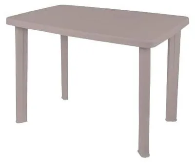 Image de Table de jardin "Faretto" - Taupe - L 100 x H 72,5 cm