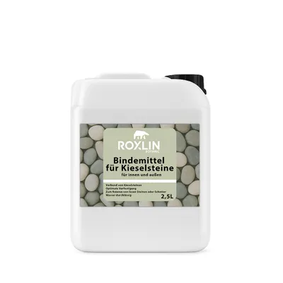 Produktbild von Roxlin Botanic Kiesbinder Kiesverfestiger Bindemittel für Kies/Schotter Aller Art Mulchbinder Gartenbahn Steinweg