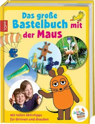 Produktbild von Das große Bastelbuch mit der Maus