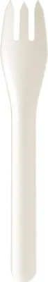 Produktbild von Duni Gabeln Papier weiß 16 cm - 10 Stück