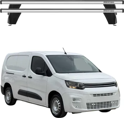 Produktbild von Menabo Dachträger Grundtäger für Citroen Berlingo 2018-2025 75kg Alu Silber 2x