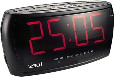 Immagine prodotto di Sveglia con 2 orari di sveglia, funzione snooze e timer, nera