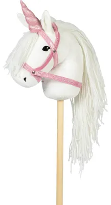 Zdjęcie produktu dla byAstrup Halter Unicorn Glitter Hobby Horse Unicorn Pink