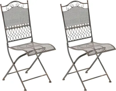 Produktbild von 2er Set Gartenstühle Kiran - bronze